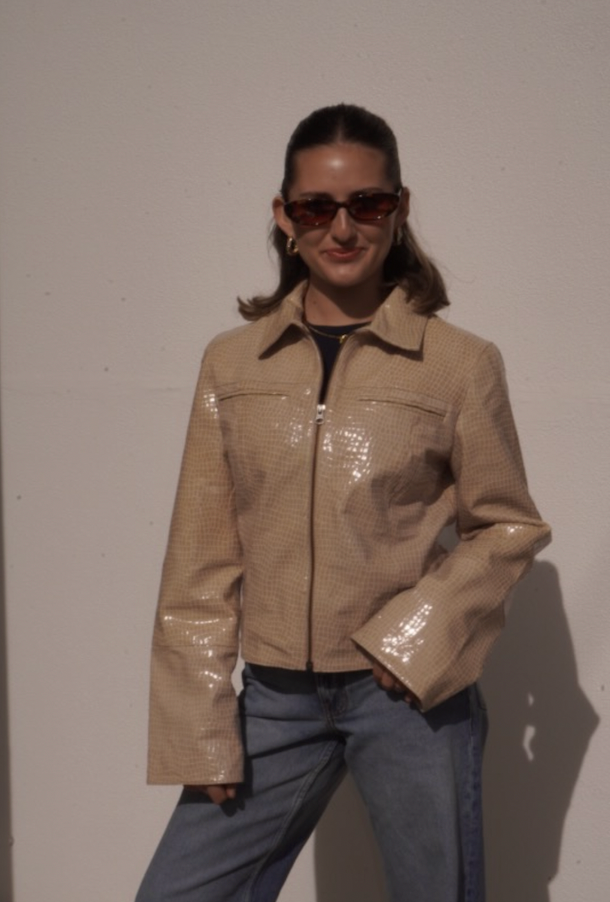 BELA JACKET CLEAR CROCK