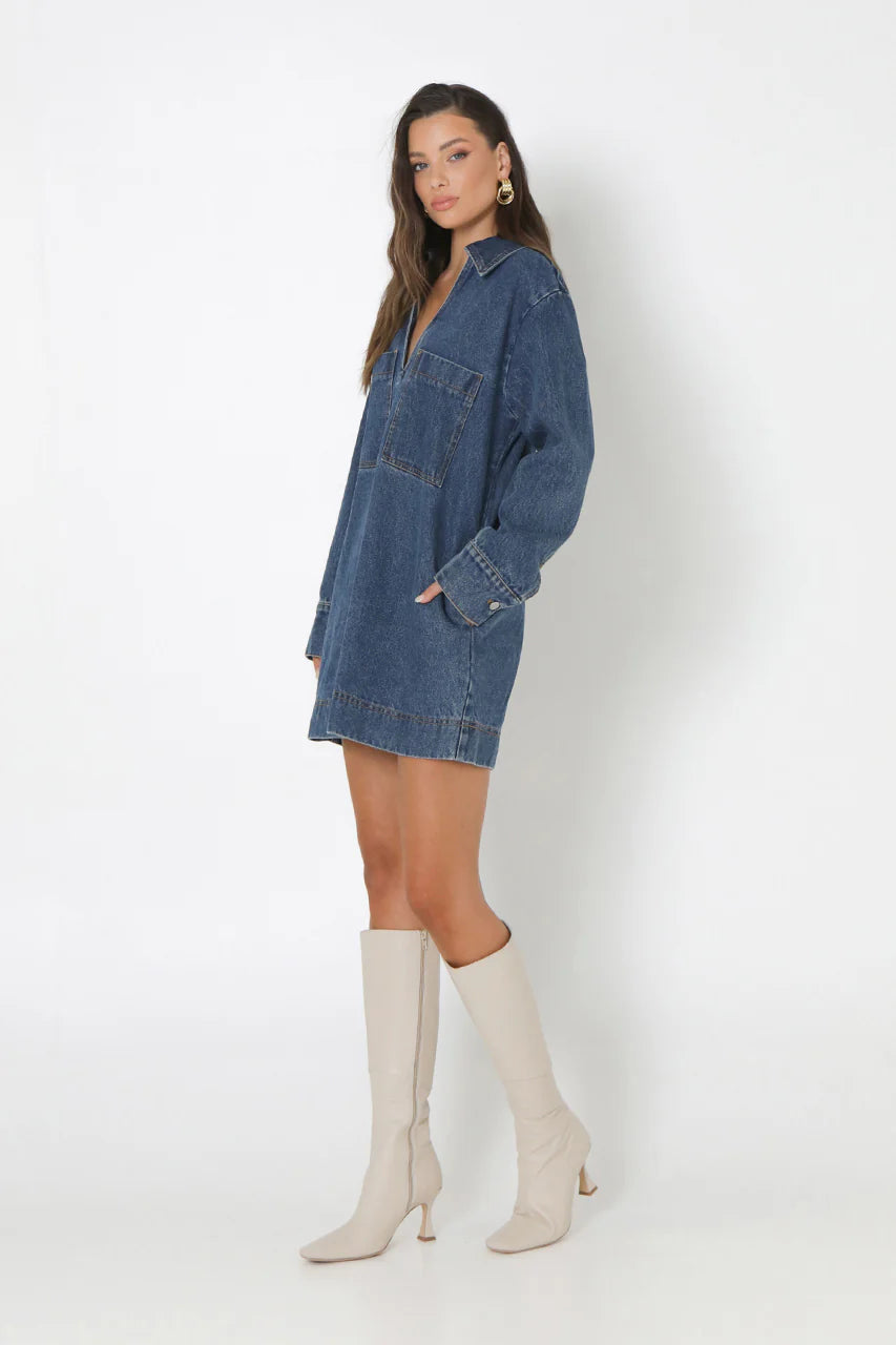 TARA LONG SLEEVE DRESS