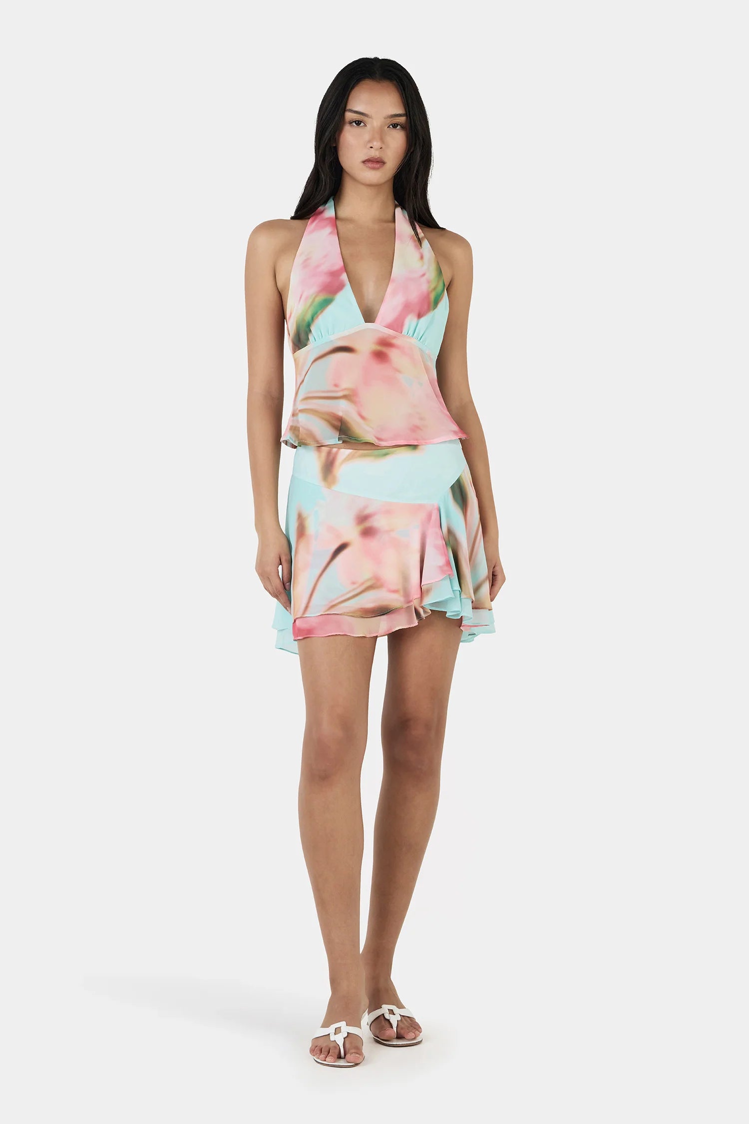 YIANA MINI SKIRT - BLOOM DRIFT