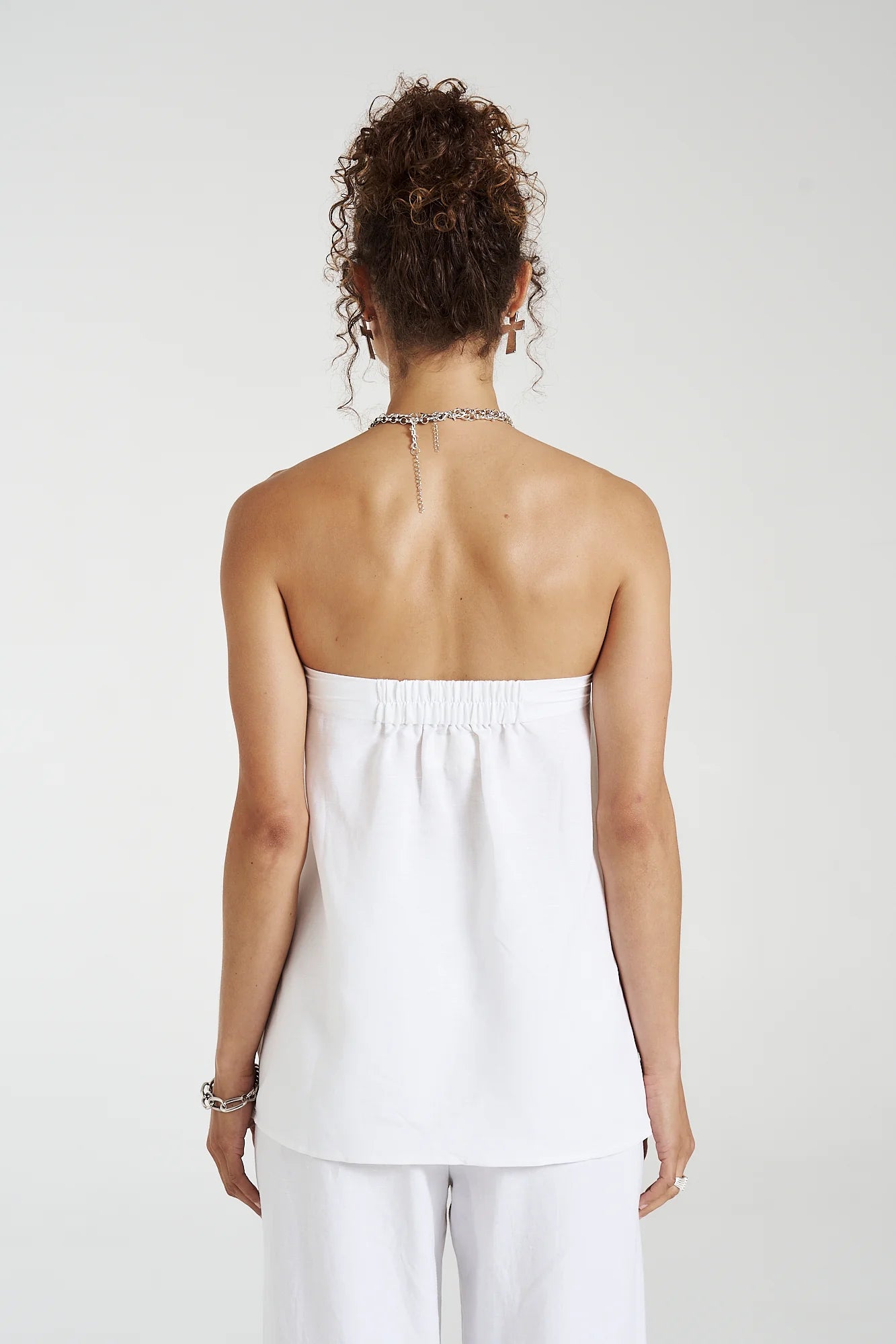 STRAPLESS TOP ANGELIC WHITE