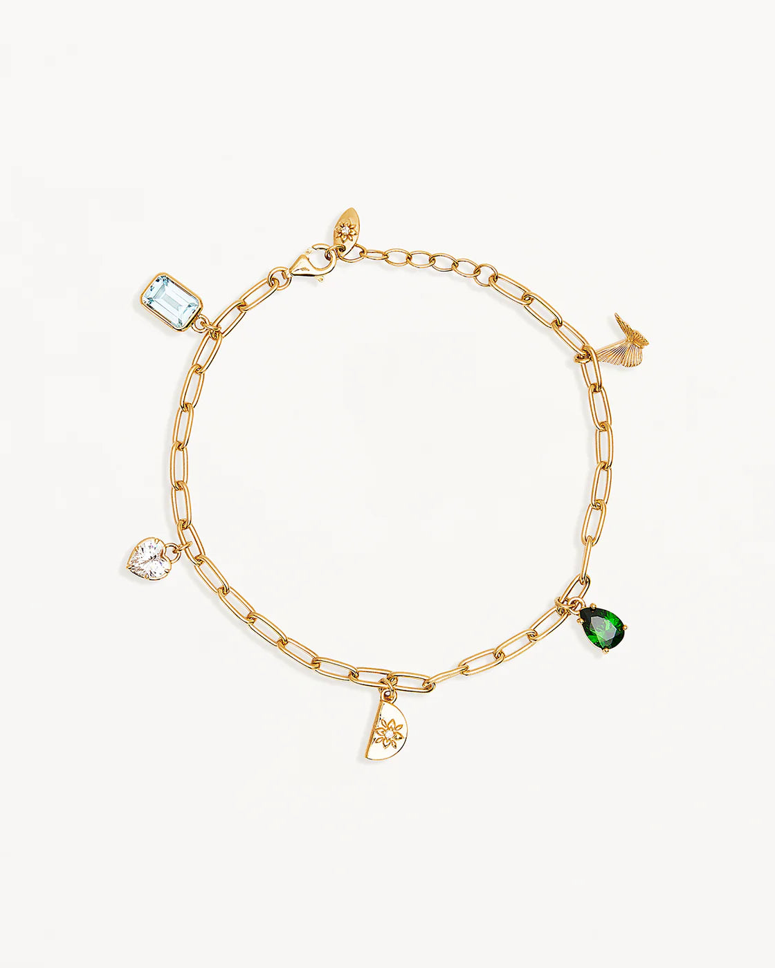 WANDERLUST CHARM BRACELET GOLD