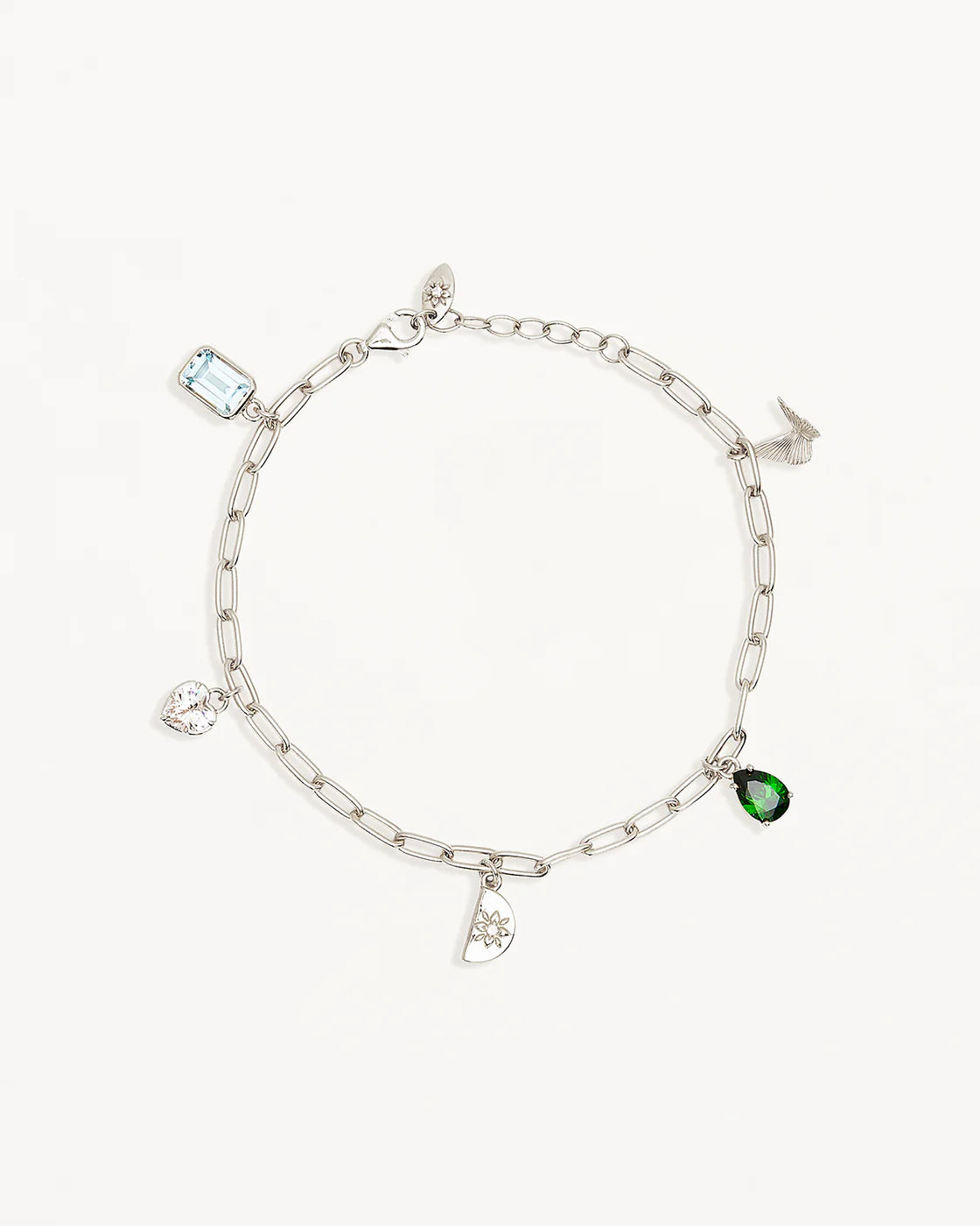 WANDERLUST CHARM BRACELET SILVER