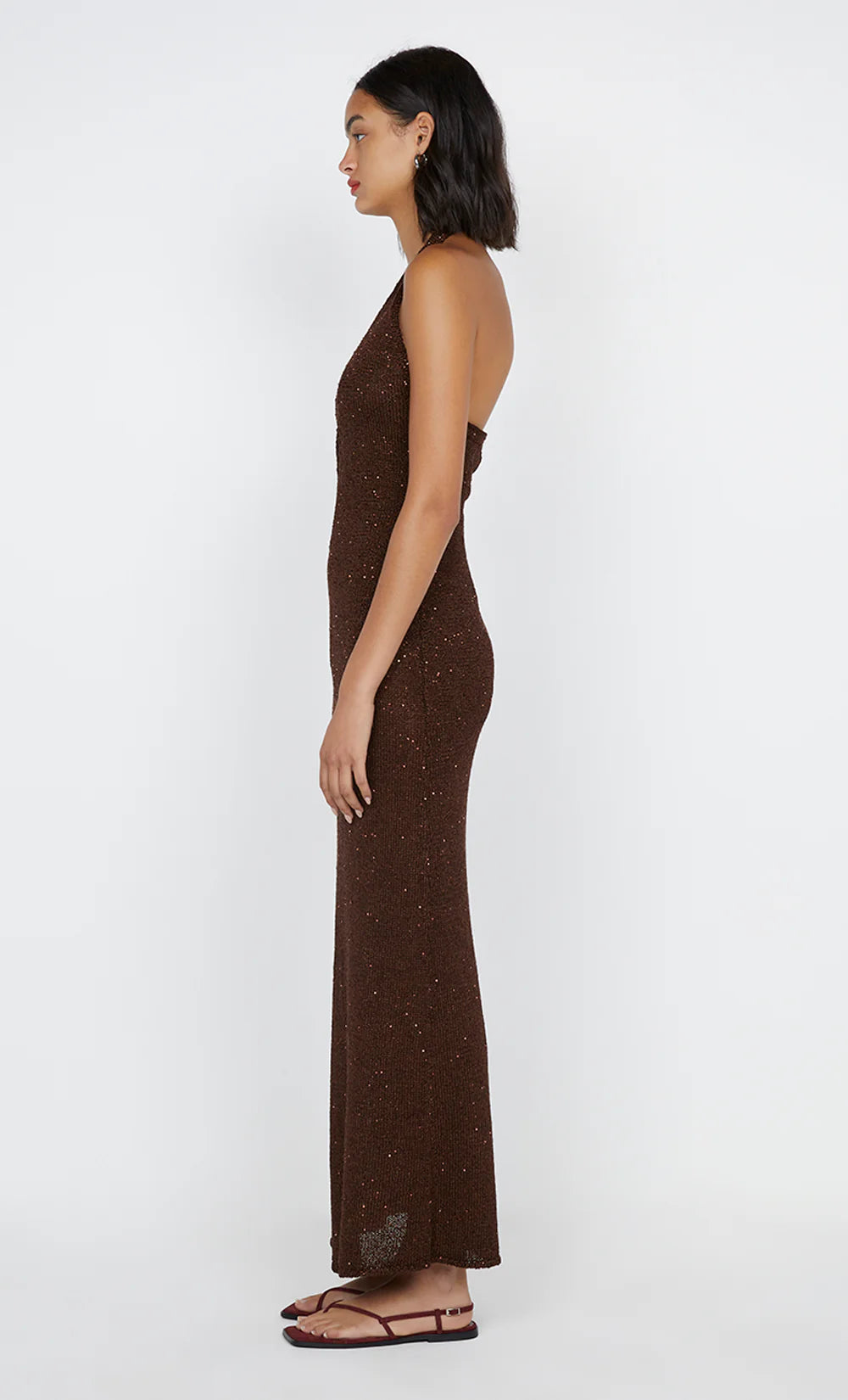 DELFINA SEQUIN MIDI DRESS