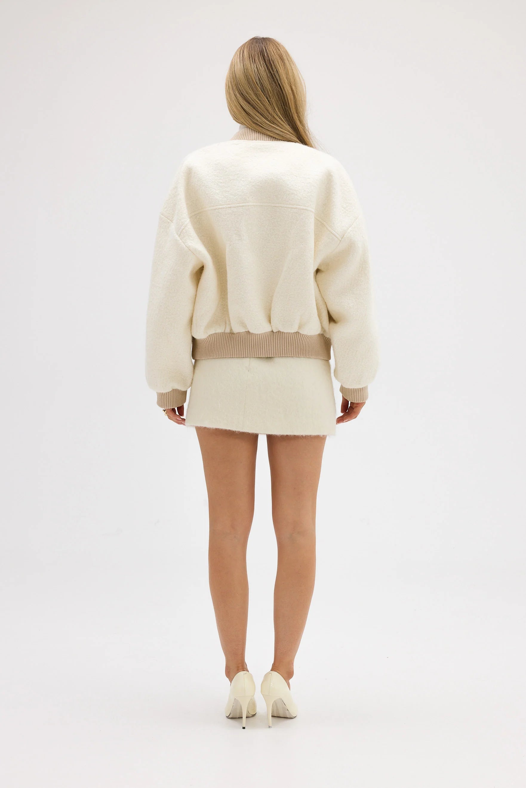 ALANNA BOUCLE BOMBER