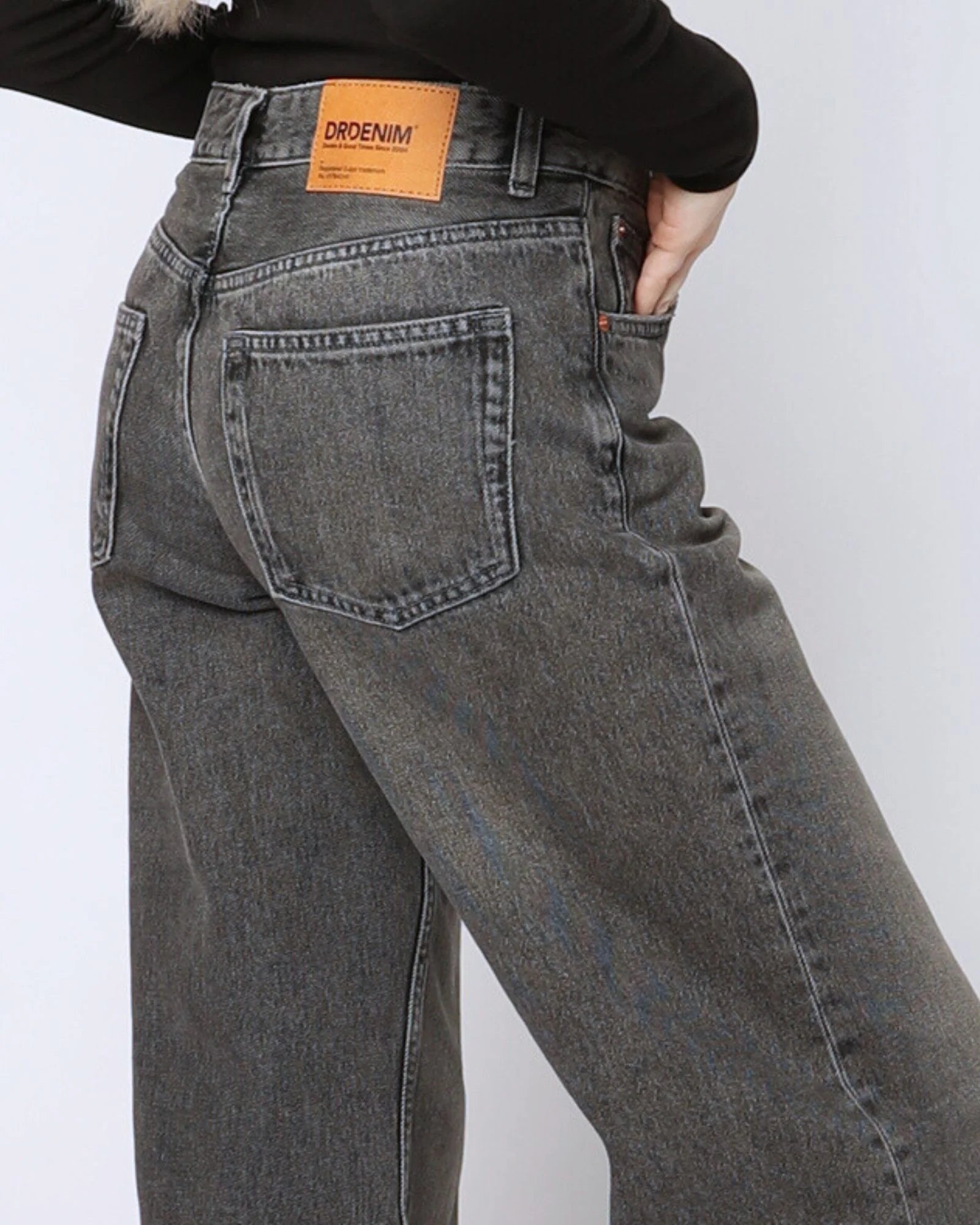 RHUE JEANS MID GREY USED