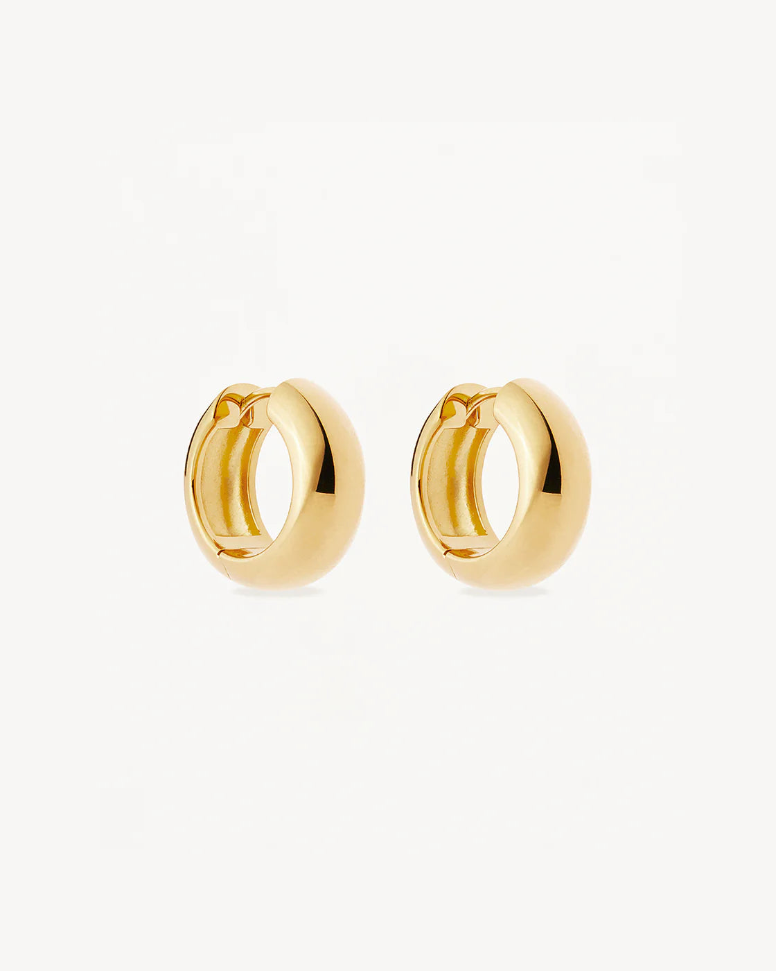 BOLD SMALL HOOPS GOLD