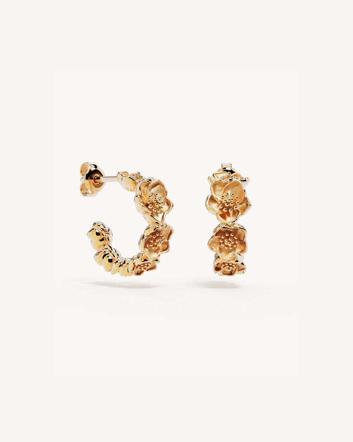 BLOOM WITH GRACE HOOPS - GOLD