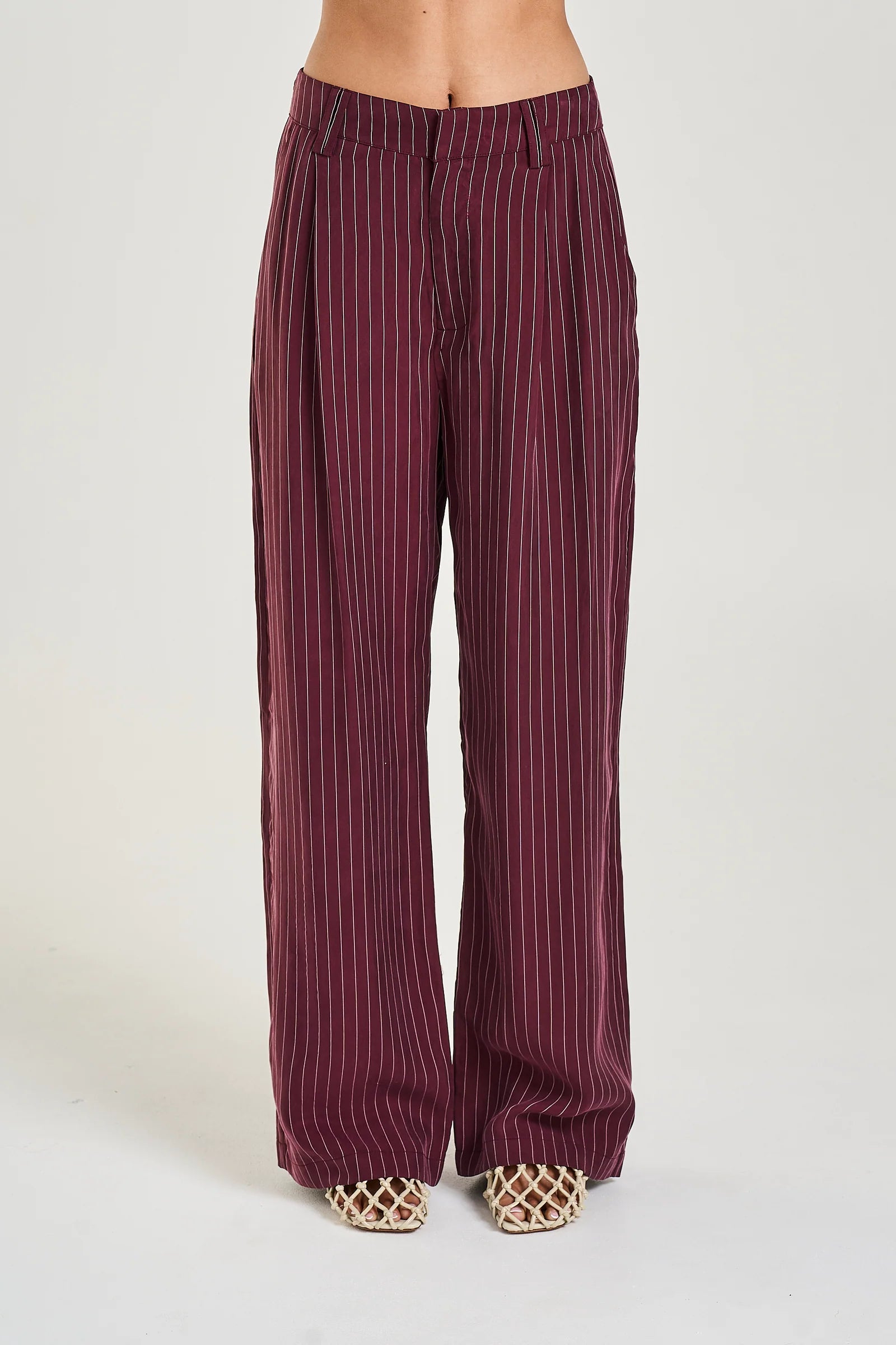 BOSS PANT KINA PINSTRIPE