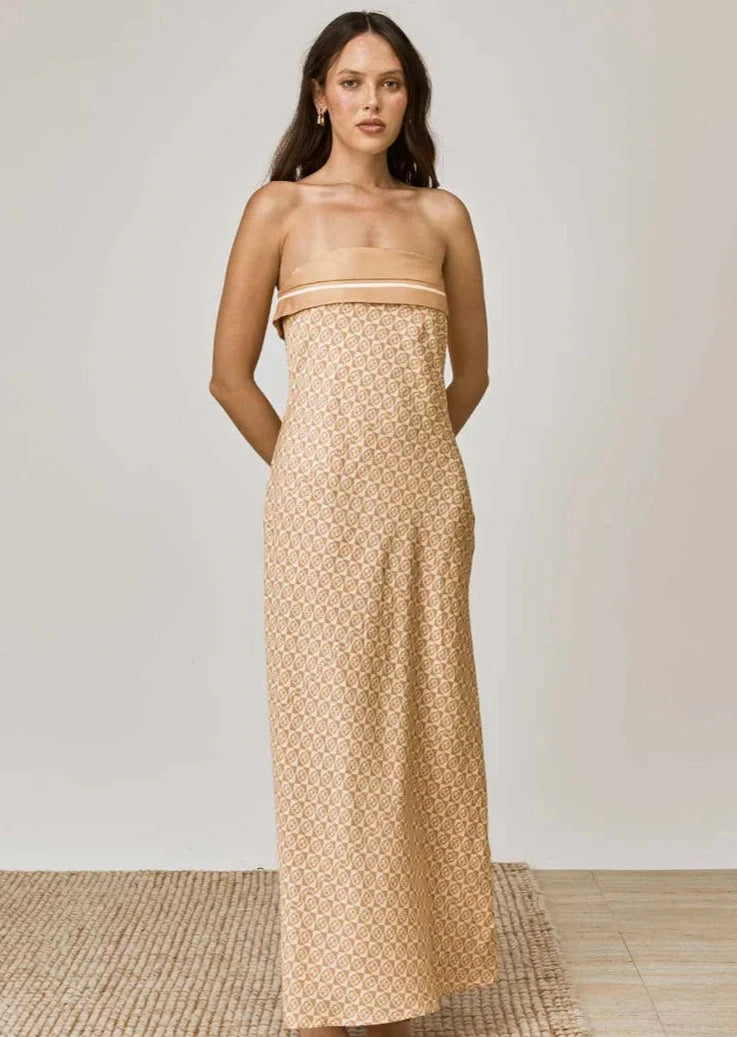 MONIKH STRAPLESS DRESS