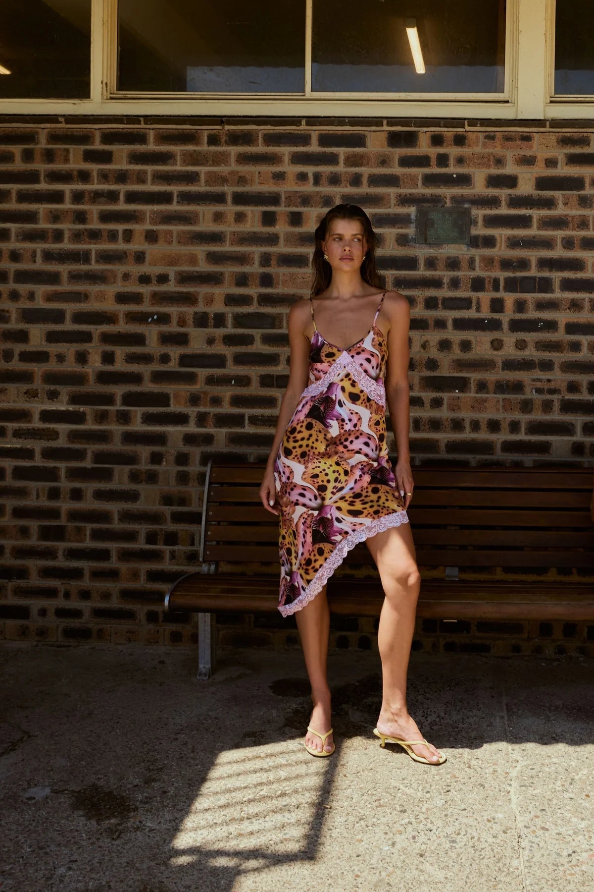 ASYM SIREN DRESS - ORCHID