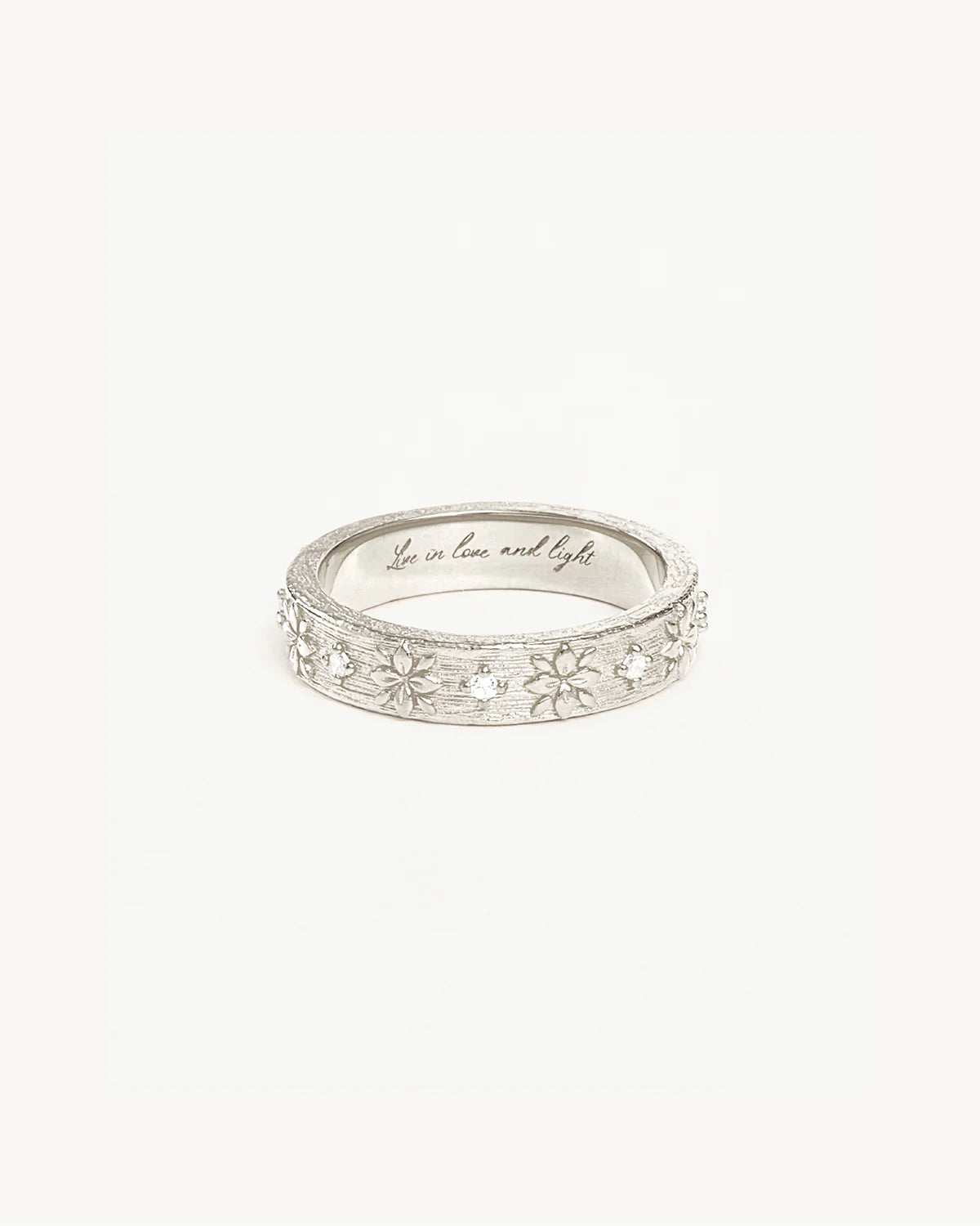 LIVE IN GRACE RING SILVER