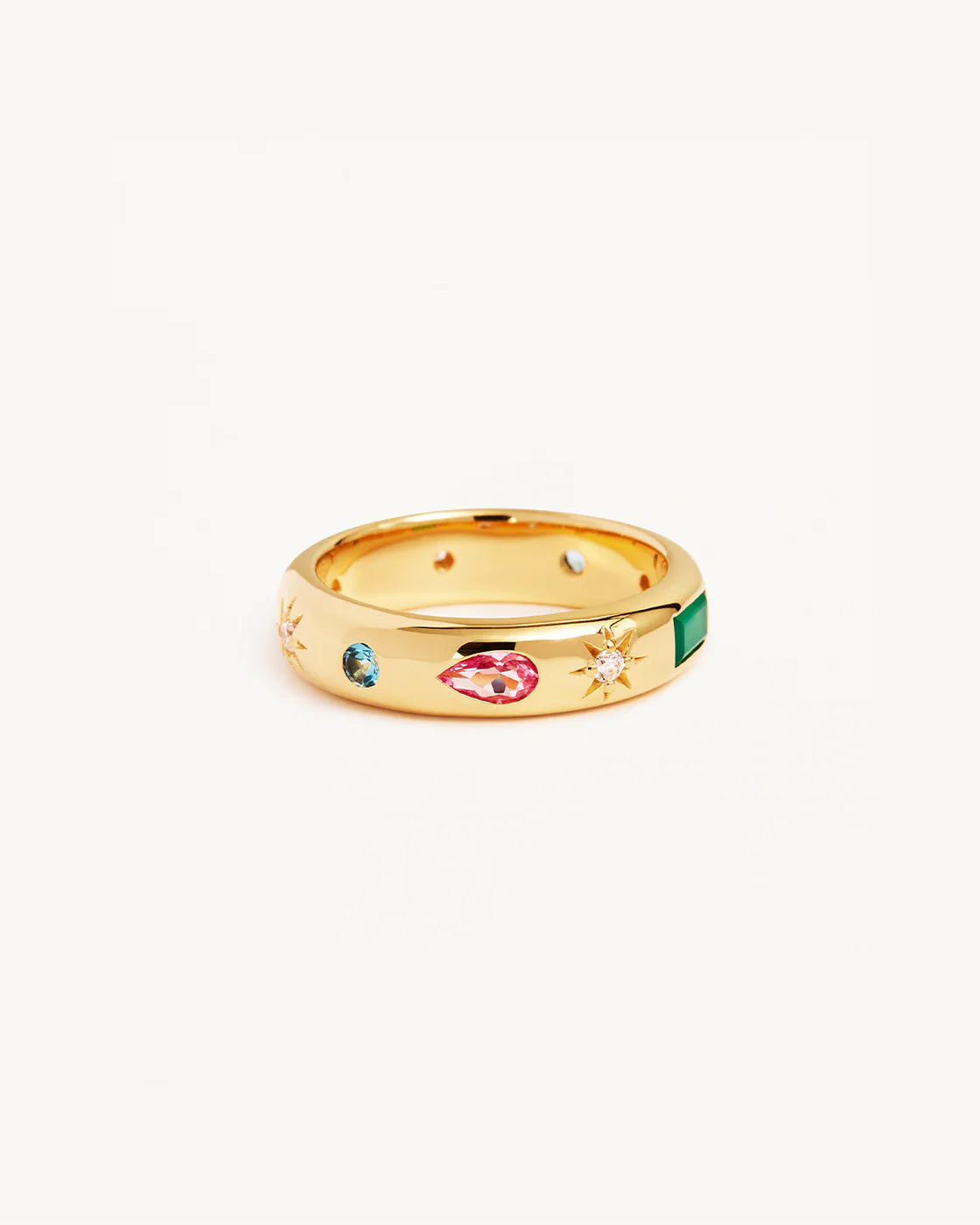 CONNECT TO THE UNIVERSE RING GOLD