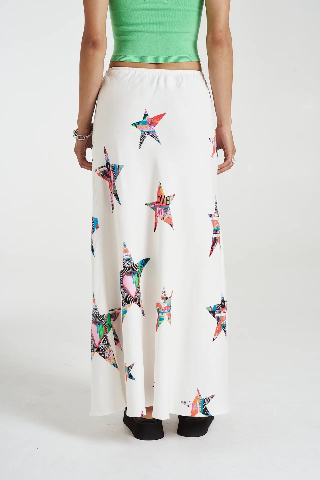 MAXI BIAS SKIRT - STAR X LOVERS